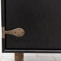 LEATHER CREDENZA