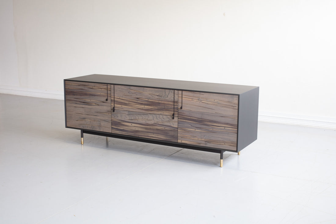 OXIDIZED MAPLE LAKE CREDENZA 78"