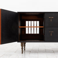 LEATHER CREDENZA
