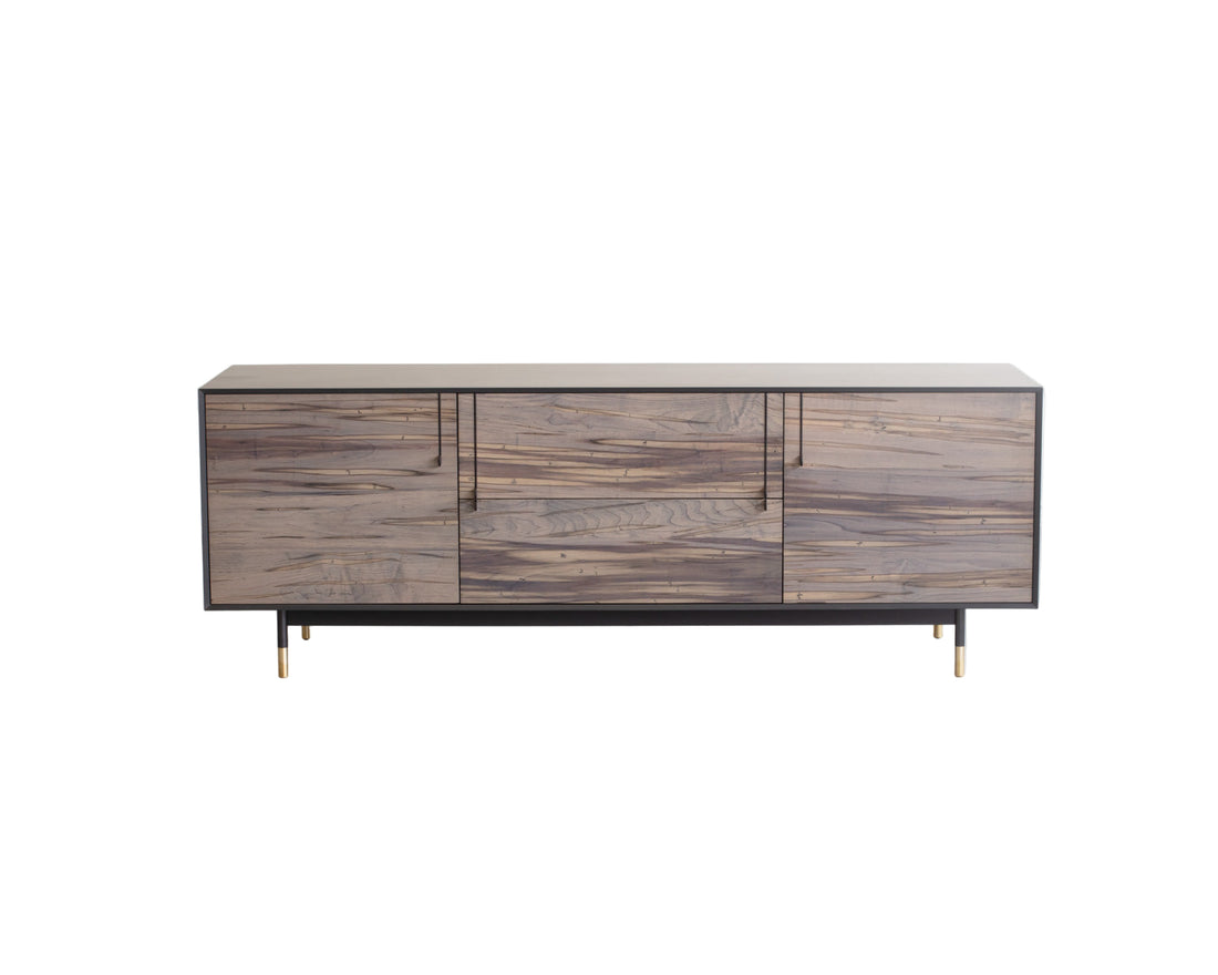 OXIDIZED MAPLE LAKE CREDENZA 78"