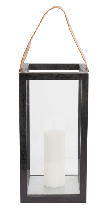 STORM LANTERN - RECYCLED TEAK