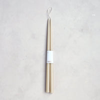 TAPER CANDLES 18" PARCHMENT