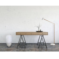 MINIMALIST FLOOR LAMP - WHITE/NATURAL