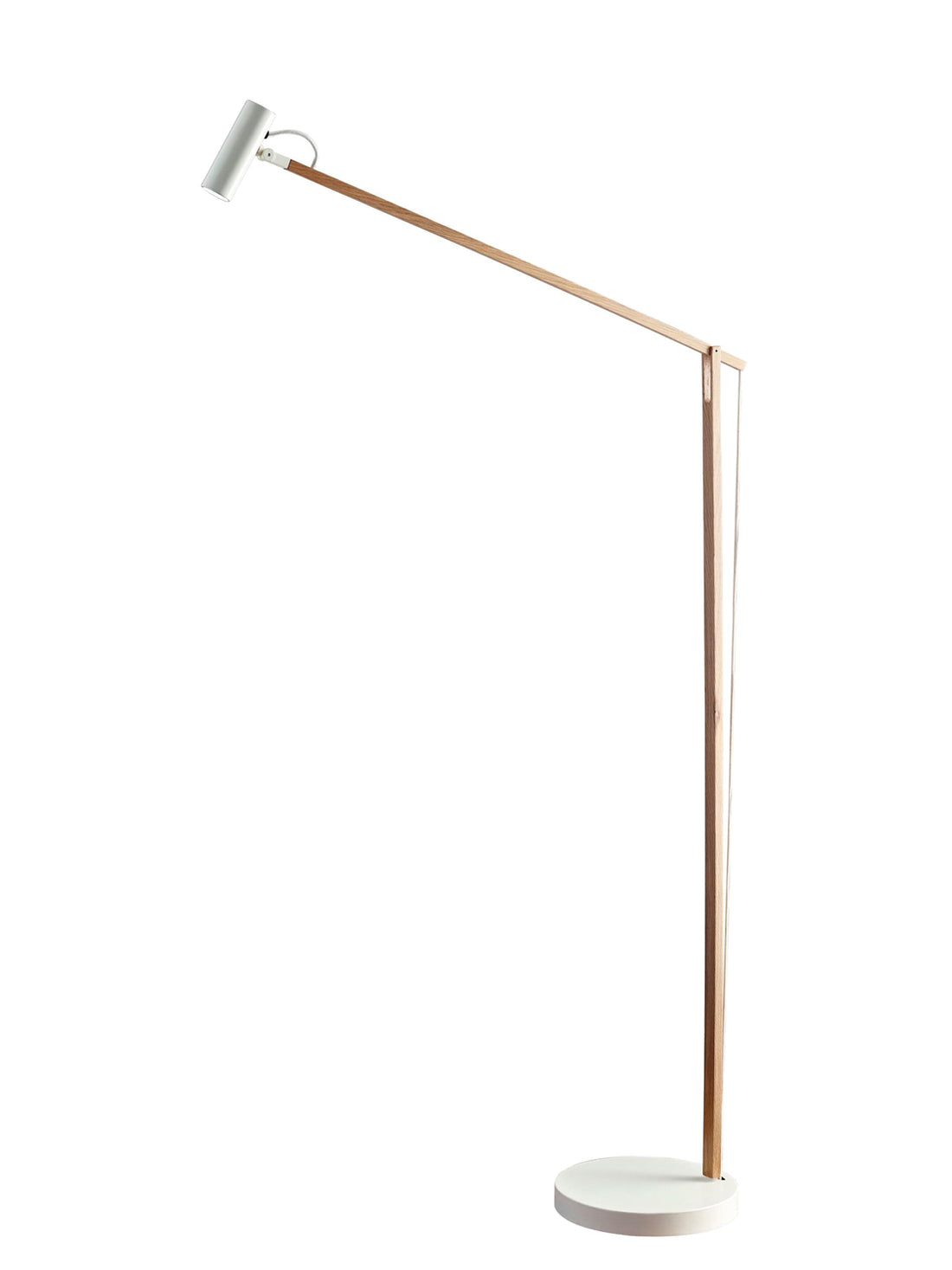 MINIMALIST FLOOR LAMP - WHITE/NATURAL