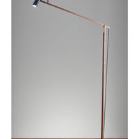 MINIMALIST FLOOR LAMP - BLACK/WALNUT