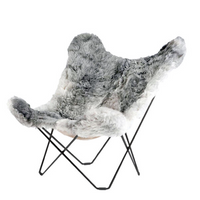 GREY BUTTERFLY CHAIR