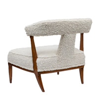 CURVED BACK FRUITWOOD CHAIR