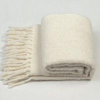 Boucle Alpaca Ivory Throw