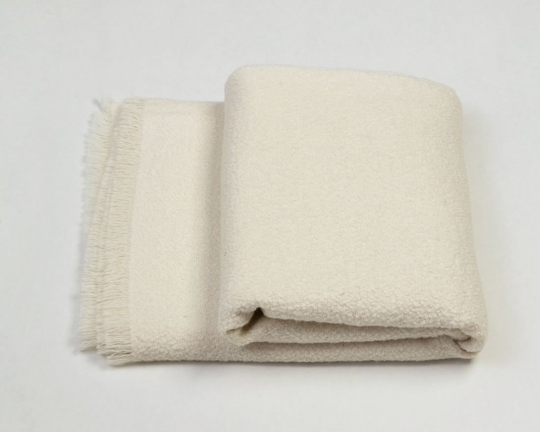 Baby Alpaca and Silk Throw 58" x 70"