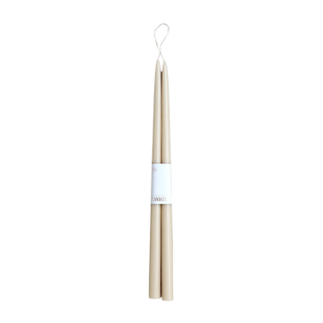 TAPER CANDLES 18" PARCHMENT
