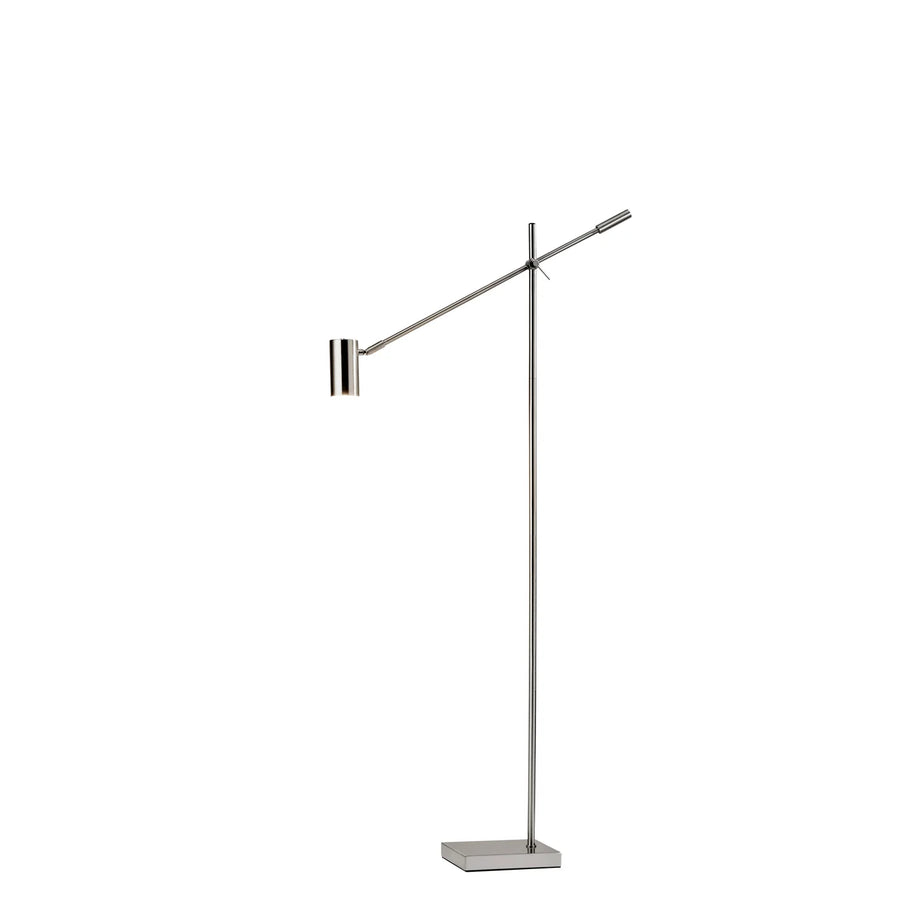 Brushed Steel Minimalist Floor Lamp