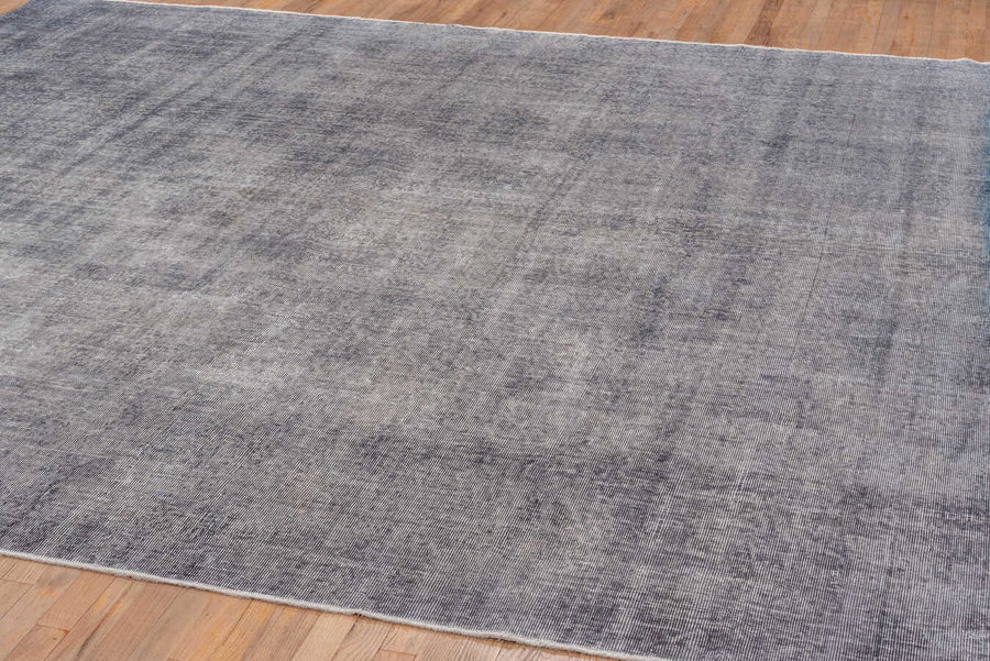 Overdyed Grey Rug 10'9" x 10'9"