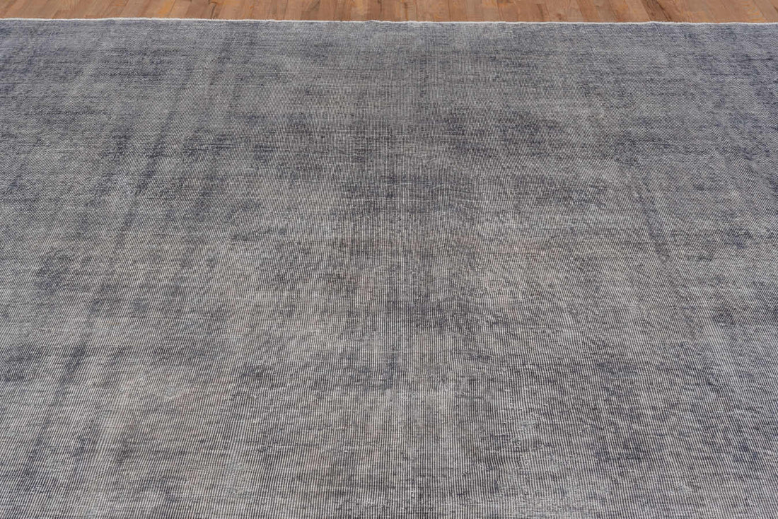 Overdyed Grey Rug 10'9" x 10'9"