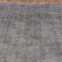 Overdyed Grey Rug 10'9" x 10'9"
