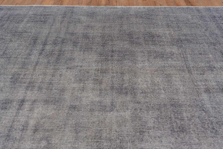 Overdyed Grey Rug 10'9" x 10'9"