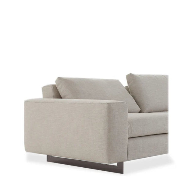 Media Beige Sofa 108"