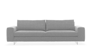 Media Grey Sofa 92"