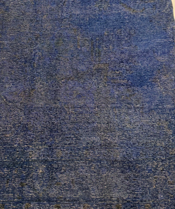 LUKE DARK BLUE OVERDYED RUG 11.8 X 8.0