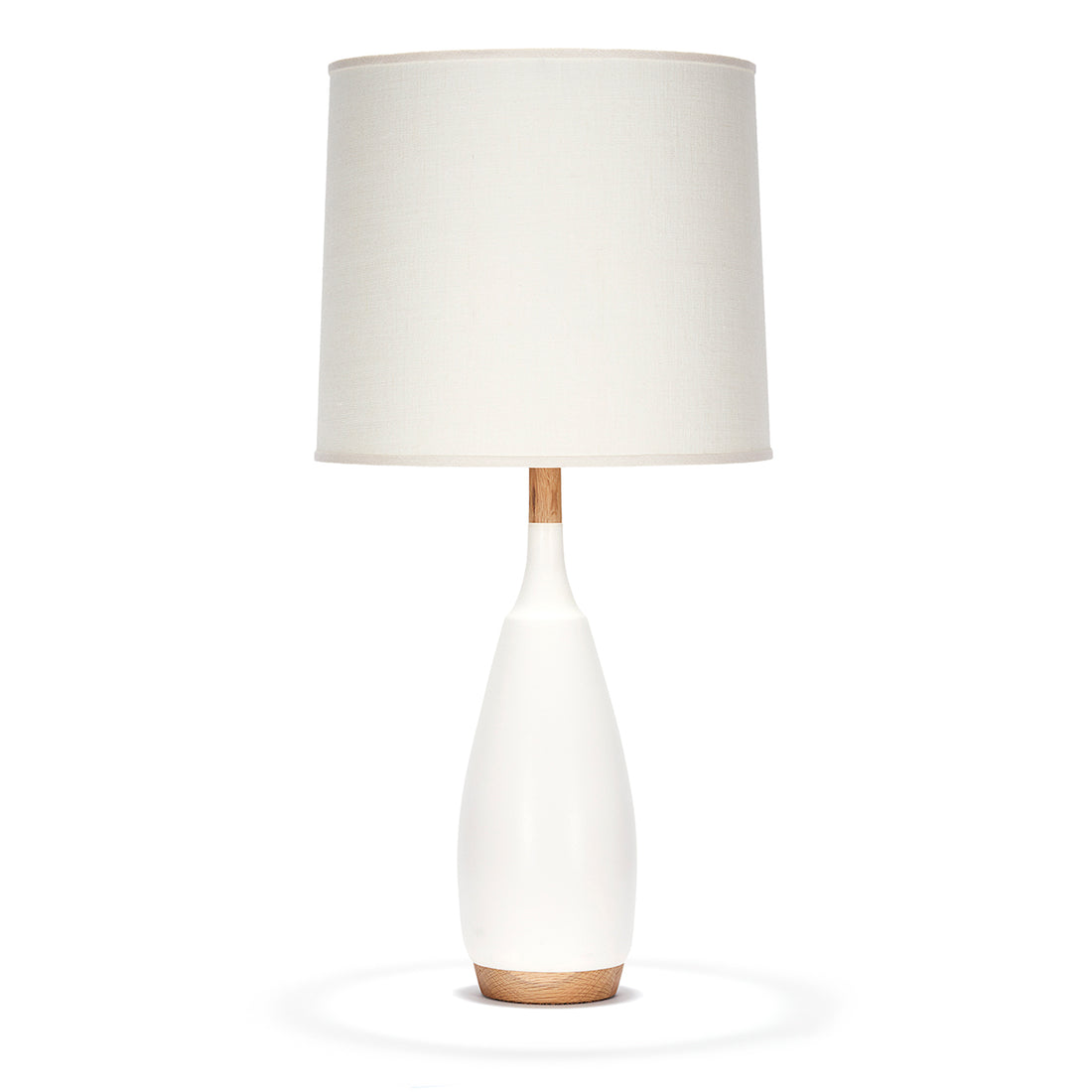 LANCASTER TABLE LAMP IN WHITE QUARTZ