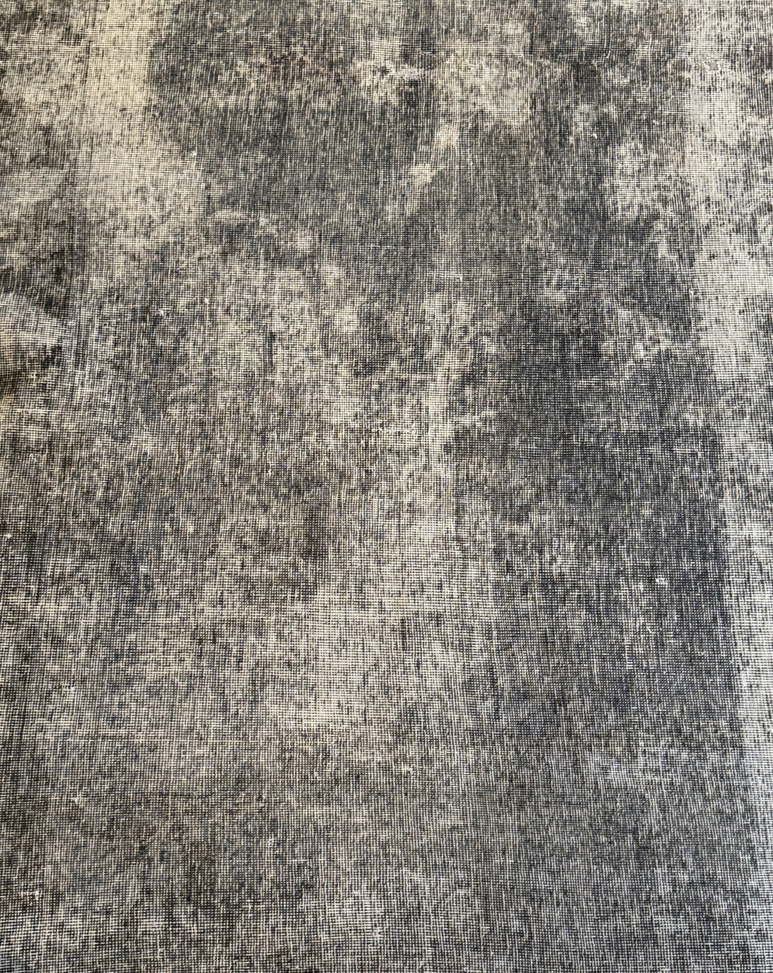 Overdyed Grey Rug 10'9" x 10'9"