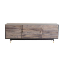 OXIDIZED MAPLE LAKE CREDENZA 78"
