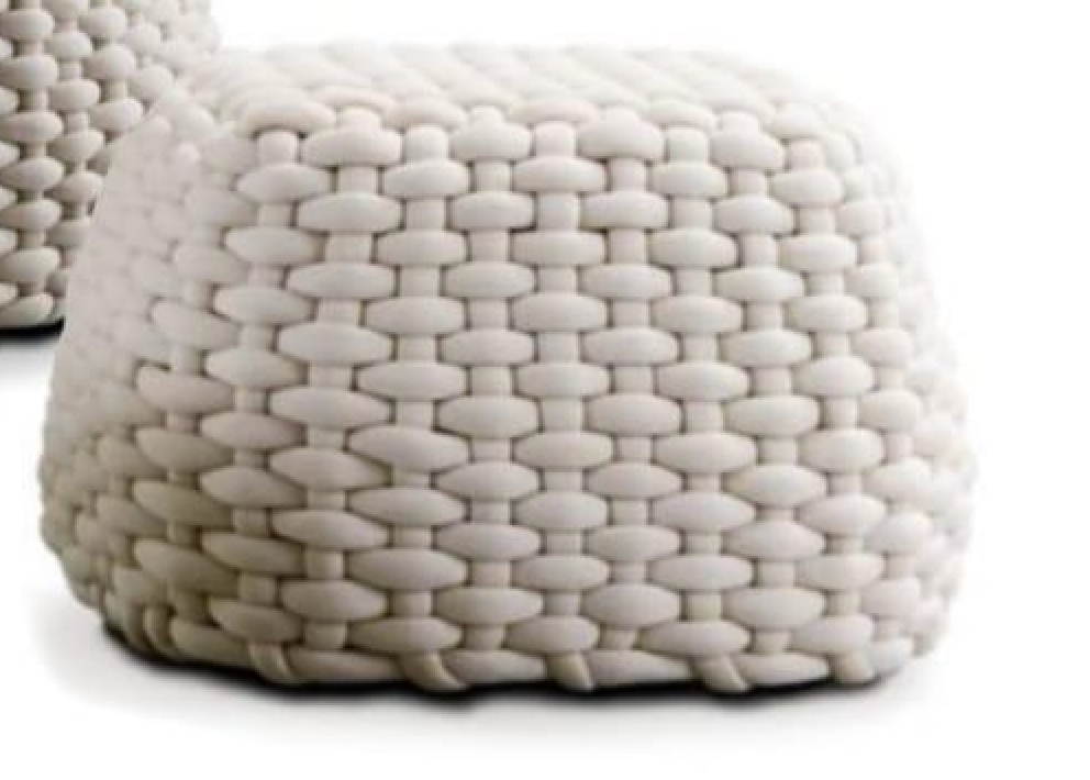 TAI WOVEN SQUARE OTTOMAN