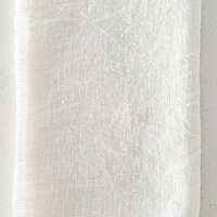 White Linen Fringe Napkins 21" x 21"