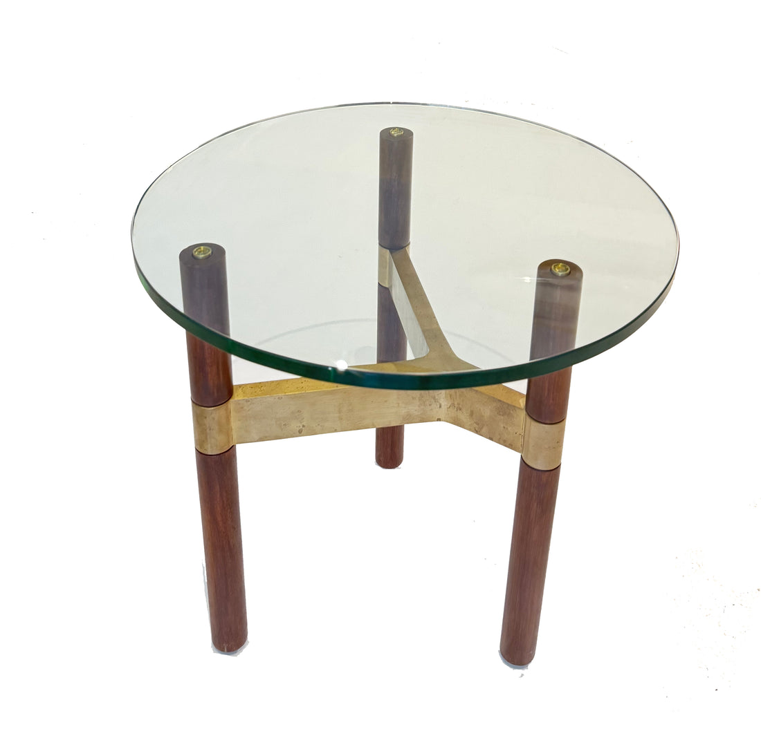 Round Glass Side Table