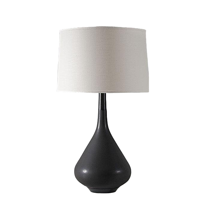 MILLER TABLE LAMP IN OBSIDIAN