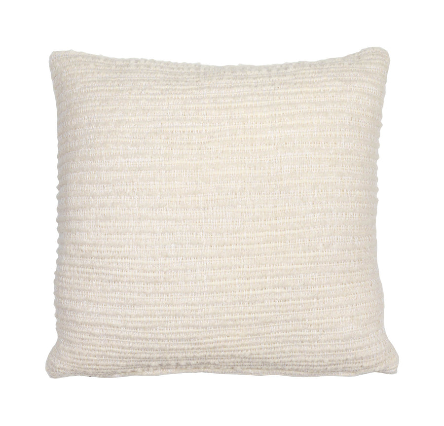 BELL SQUARE PILLOW IN CREAM 23" X 23"