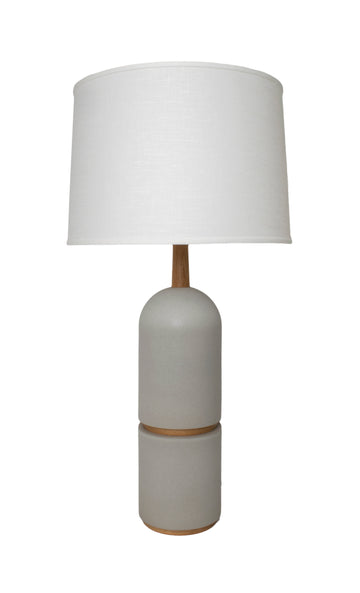 DOME II TABLE LAMP IN FOSSIL GRAY