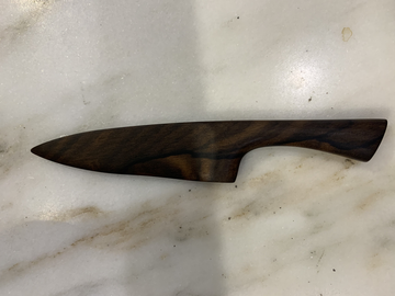 WOODEN HANDCARVED KNIFE SMALL