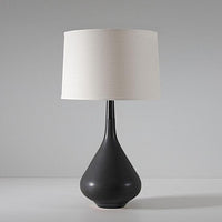 MILLER TABLE LAMP IN OBSIDIAN